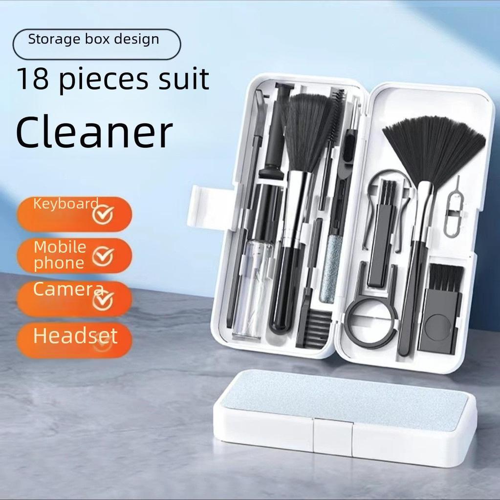Q20 20-in-1 Digital Multi-Function Cleaning Kit for Computers, Cameras, Keyboards, and Headsets