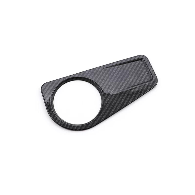 For Seat Tarraco 2018 2019 2020 Car Headlamps Adjustment Switch Cover Trim ABS Carbon fiber Sticker Styling Interior Accessories