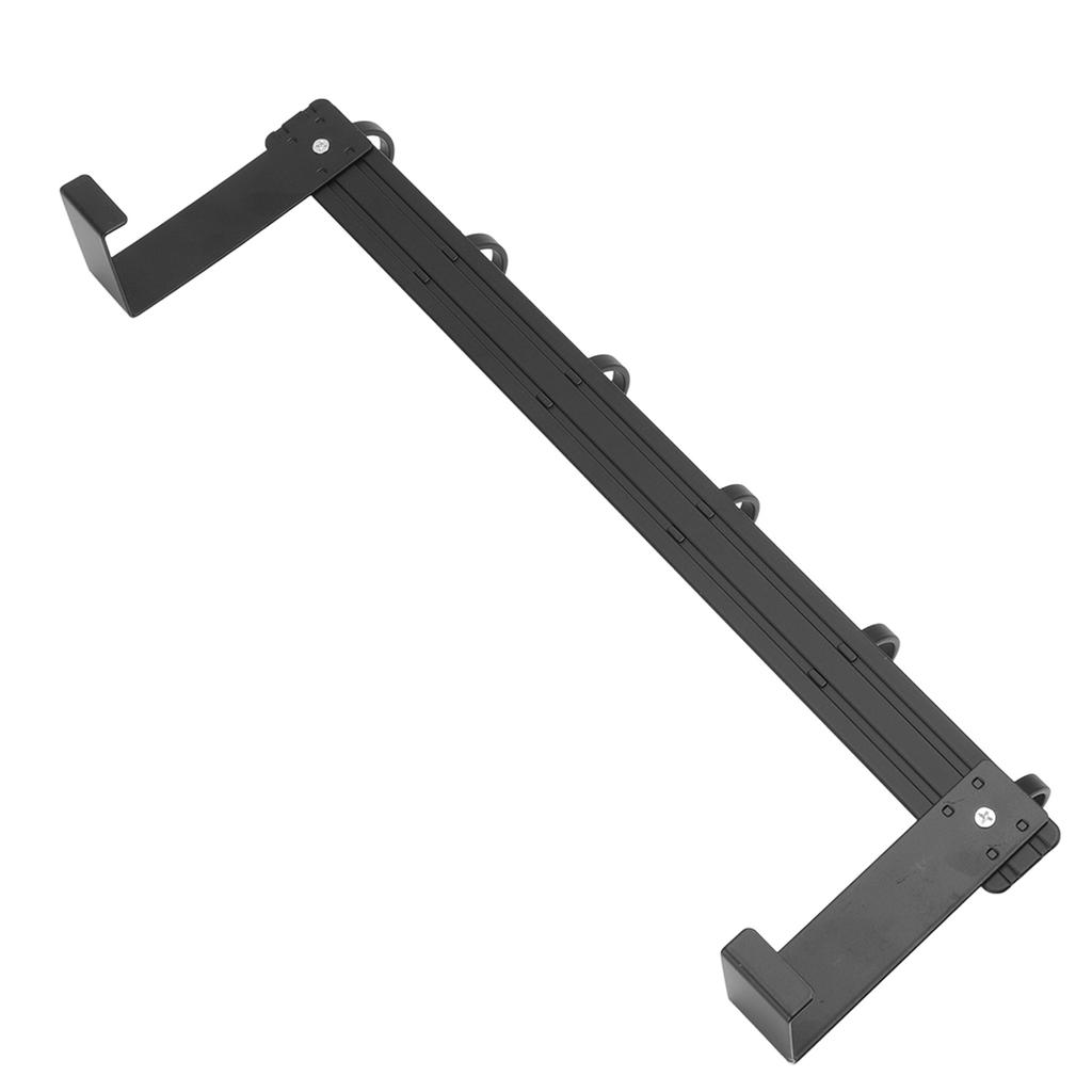 Türhängehaken 6 Haken Raum Aluminium Verdickt Beweglich Wandmontiert Mantel Hut Haken Badezimmer