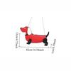 1pcs Creative Fashion Cartoon Dachshund Shoulder Bag Outdoor Travel Casual Crossbody Bag Cute Animal-shaped Handbag