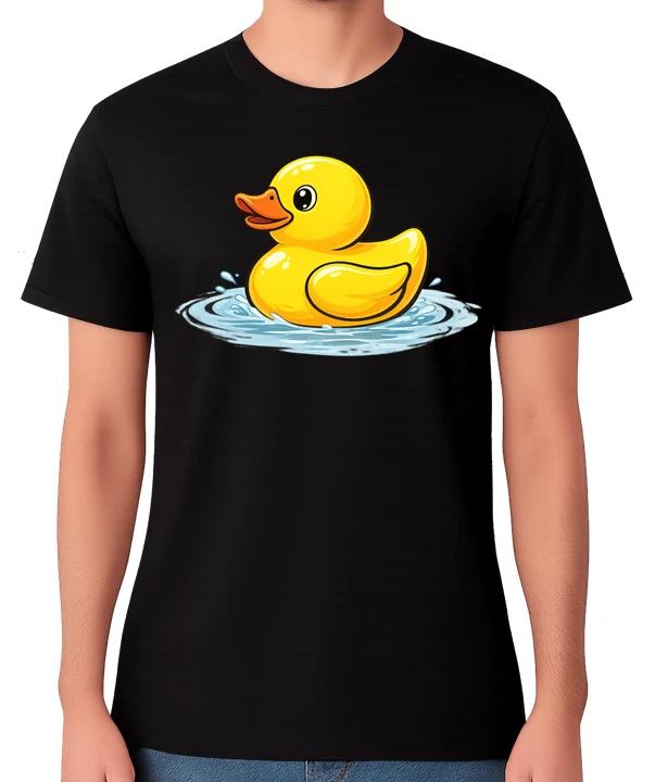 Cute Rubber Duck T-Shirt Yellow Duck Bath Toy Unisex Tee XXXL