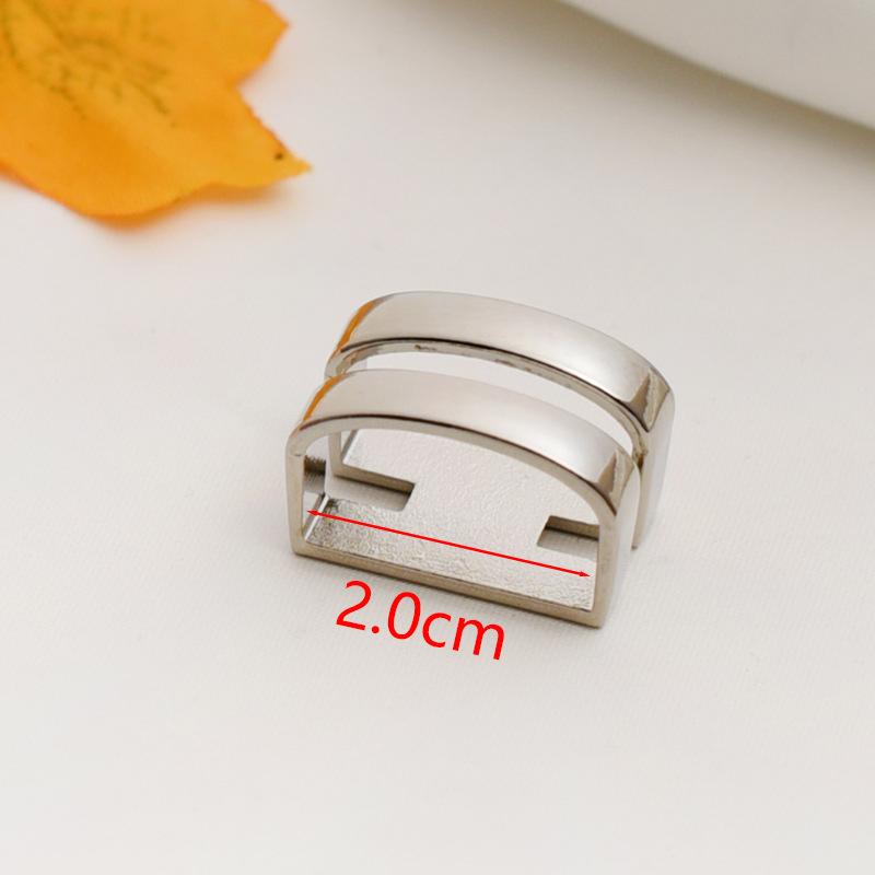 1/2Pcs 2cm Inner Diameter Metal Pin Buckle For Thin Belts Women's Belt Accessories Fashionable Belt Buckles