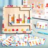 Multicolor Magnetic Logic & Shape Training Board Game for Kids
