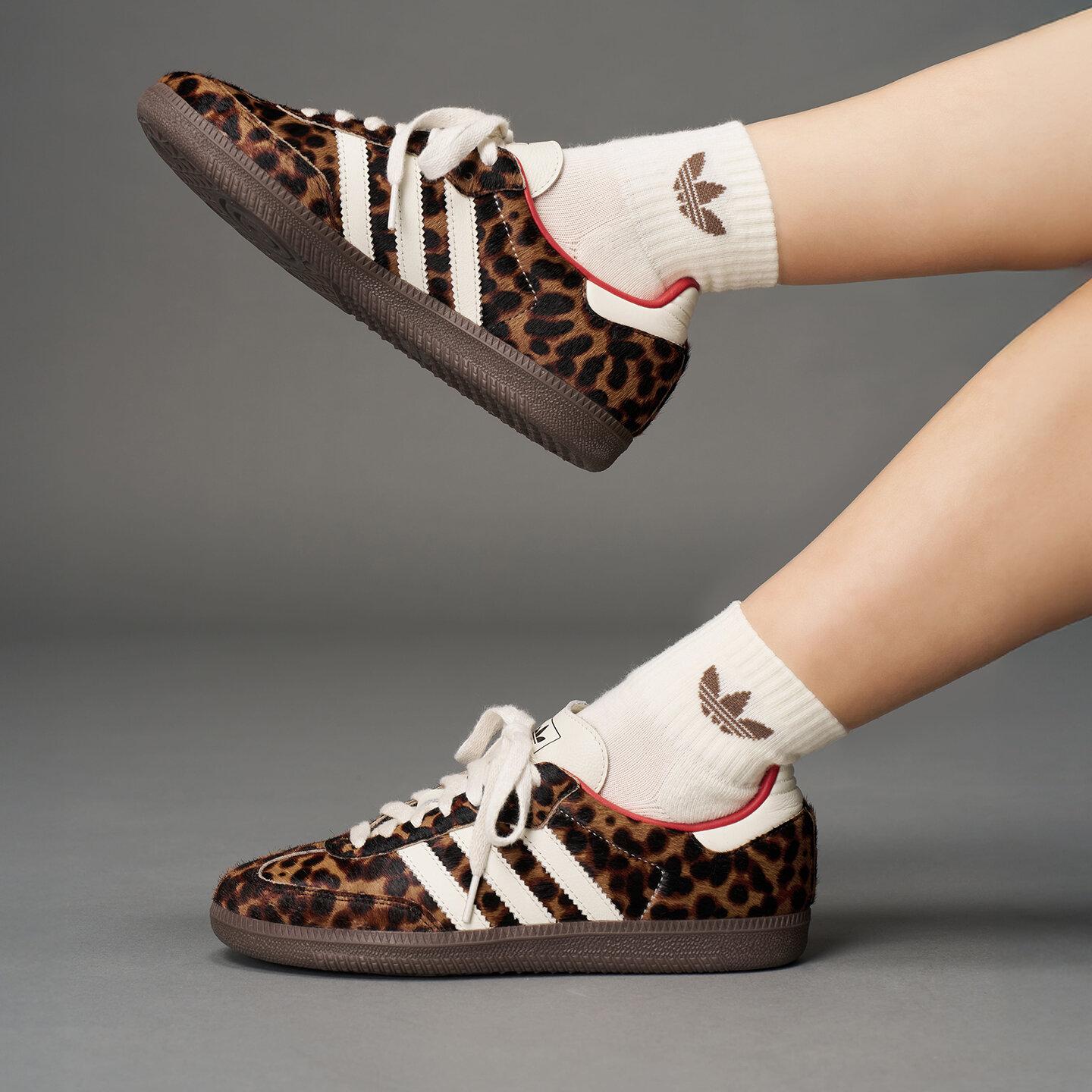 adidas Samba OG Preloved Red Leopard (Women s) 36.5