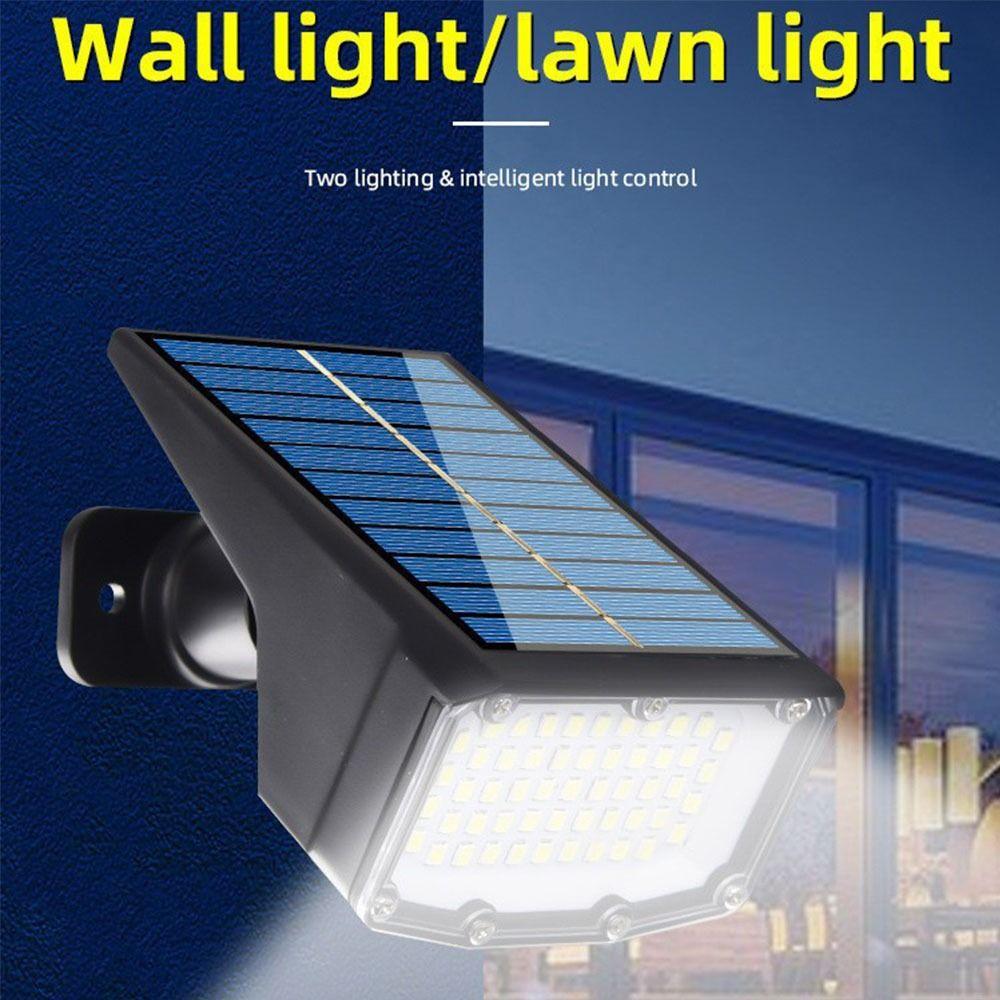 Adjustable Solar Flood Wall Lamp Solar Powered Landscape Spotlights Solar Panel Lights  Outdoor