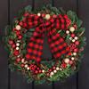 Versatile Christmas Red And Black Check Ribbon 5 Yards For Diy Holiday Decor
