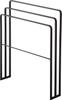Yamazaki Bath Towel W70 X D14 X Tower Easy To Fits Large 4980 (Yamazaki) 3-Row Hanger, Side-Mounted, Black, Approx. H81cm, Design, Hang, Towels,