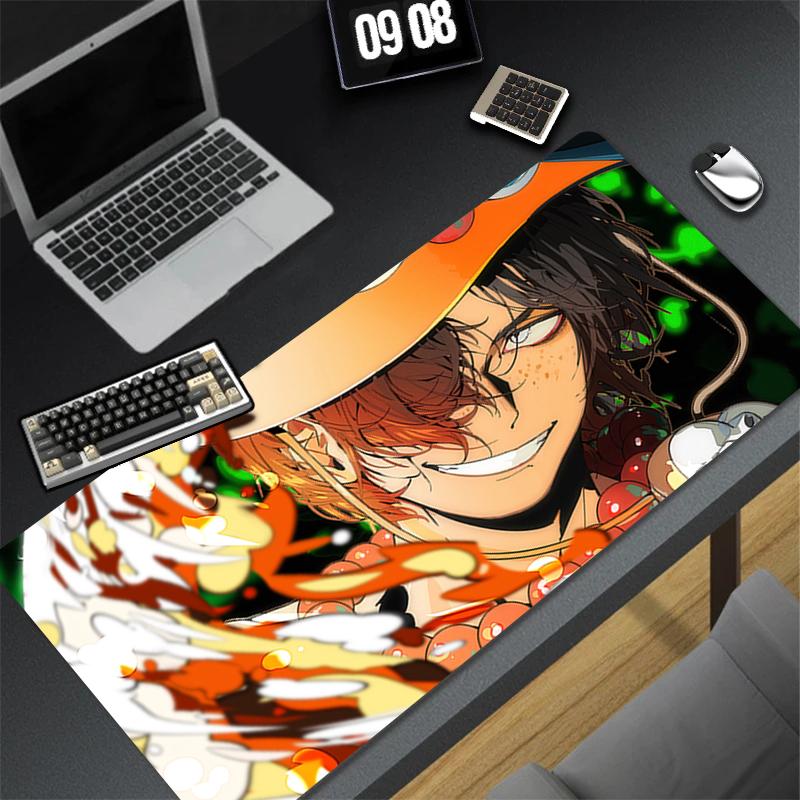 Gaming Mouse Pad Design Nonslip HighQuality Sewn Edge One Piece Desk Mat Keyboard Pad Gamer And Office Work Mousepad