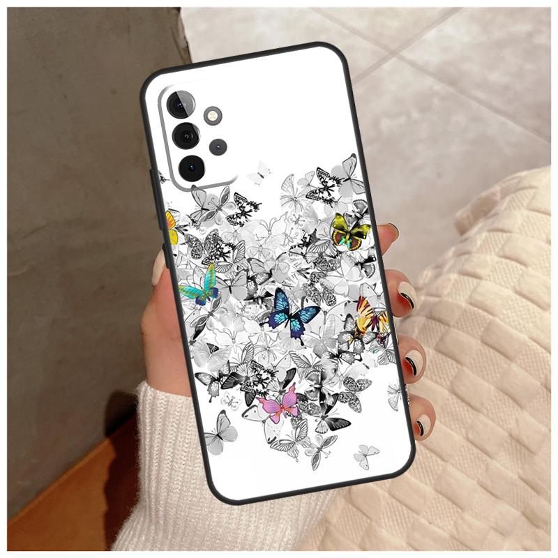 

Beautiful Butterfly For Samsung Galaxy A12 A32 A52 A22 A16 A26 A36 A56 A06 A55 A35 A15 A54 A34 A14 A13 A53 Case Samsung A33 5G