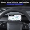 Steering Wheel Storage Box for Tesla Model 3+ Silicone Mobile Phone Holder Glasses Storage New Model3 Highland 2024 Accessories