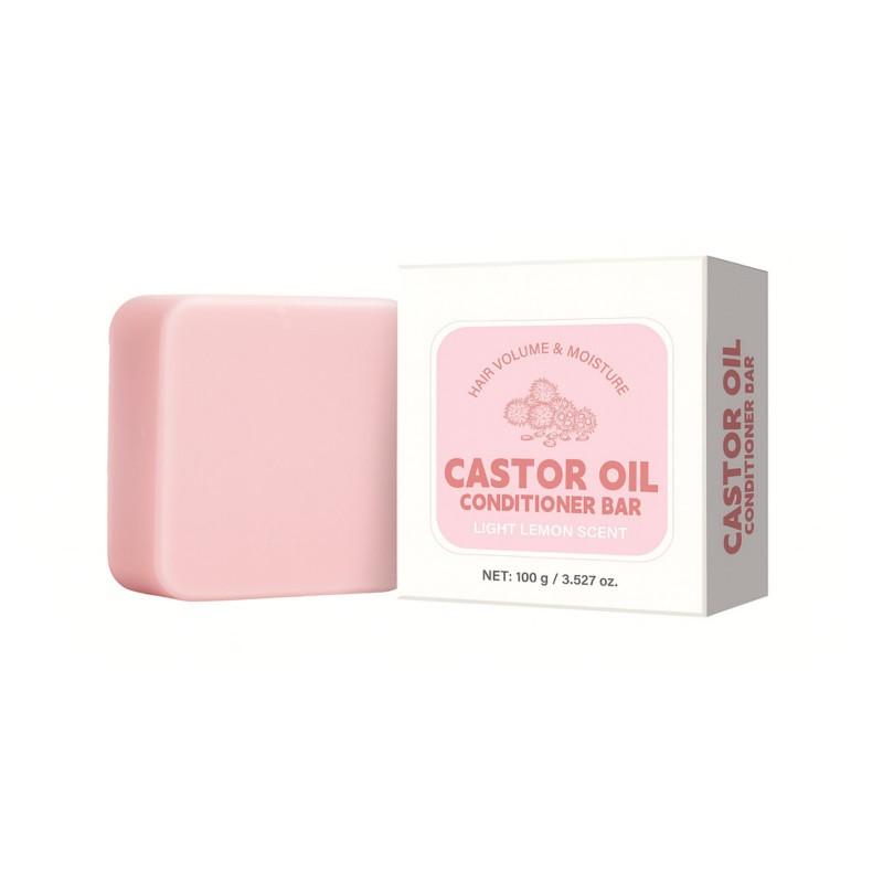 

Castor Oil Conditioner Bar Hair Soap Light Lemon Scent