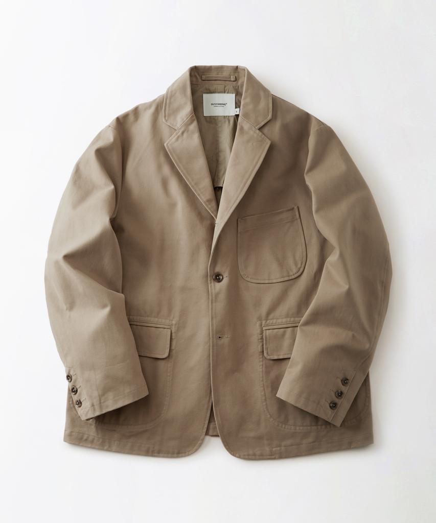 Outstanding High Density Cotton Classic 3Button Jacket_Beige