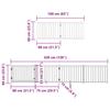 6 Piece Foldable Dog Gate 480 cm Poplar Wood