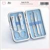 Jindajing 6-Piece Beauty Manicure & Pedicure Set: Eyebrow Trimmer, Nail Clippers & File