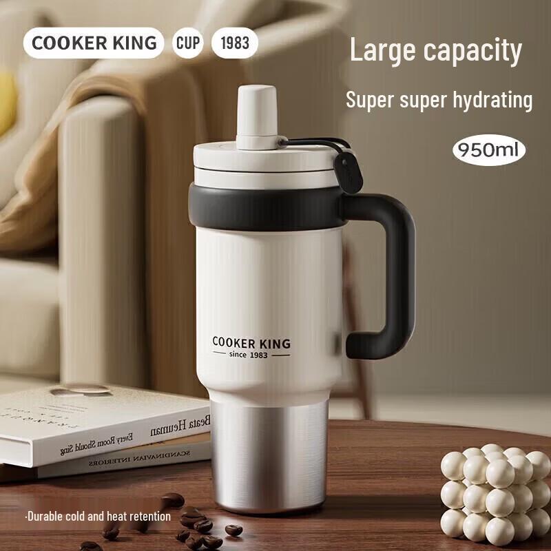 COOKER KING 950ml 316 Stainless Steel Dual-Drink Tumbler