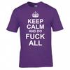 Funny Adult Joke Keep Calm And Do Fk All Tshirt
