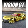1/32 Benz VISION GT Super Concept Sportwagen Legierung Druckguss Modellauto Hohe Simulation Sammlerstück Kinderspielzeugauto Ton und Licht