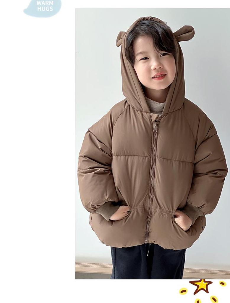 2025 Children's Cotton-Padded Jacket: Autumn/Winter Korean Style for Small To Medium Boys and Girls