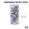 24Pcs/Box 3/4Cm Christmas Balls Set Christmas Tree Ornaments Christmas Hanging Pendants Christmas Tree Decor  Year Gifts