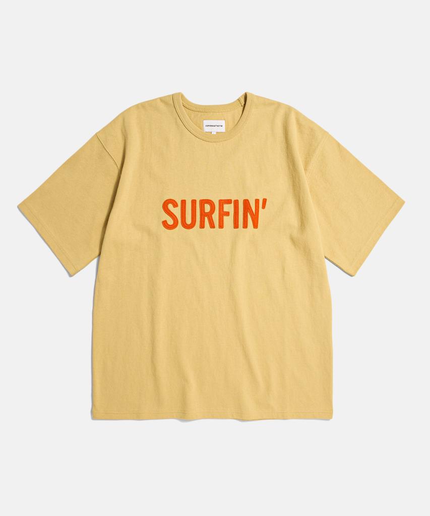 ESPIONAGE Surfin Heavyweight Tee Vintage Yellow
