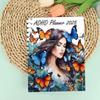 Portable 2025 ADHD Daily Planner Book Hardcover Work Study Planner Agenda Notebook  Student