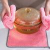 10/1Pc Kitchen Towels Dishcloths Microfiber Towels Absorbent Kitchen Cleaning Cloth Non-Stick Oil Thickened Table Cleaning Cloth