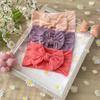 New 3pcs set, children's headband, baby nylon bow does not hurt the skin, wide headscarf, baby headband.