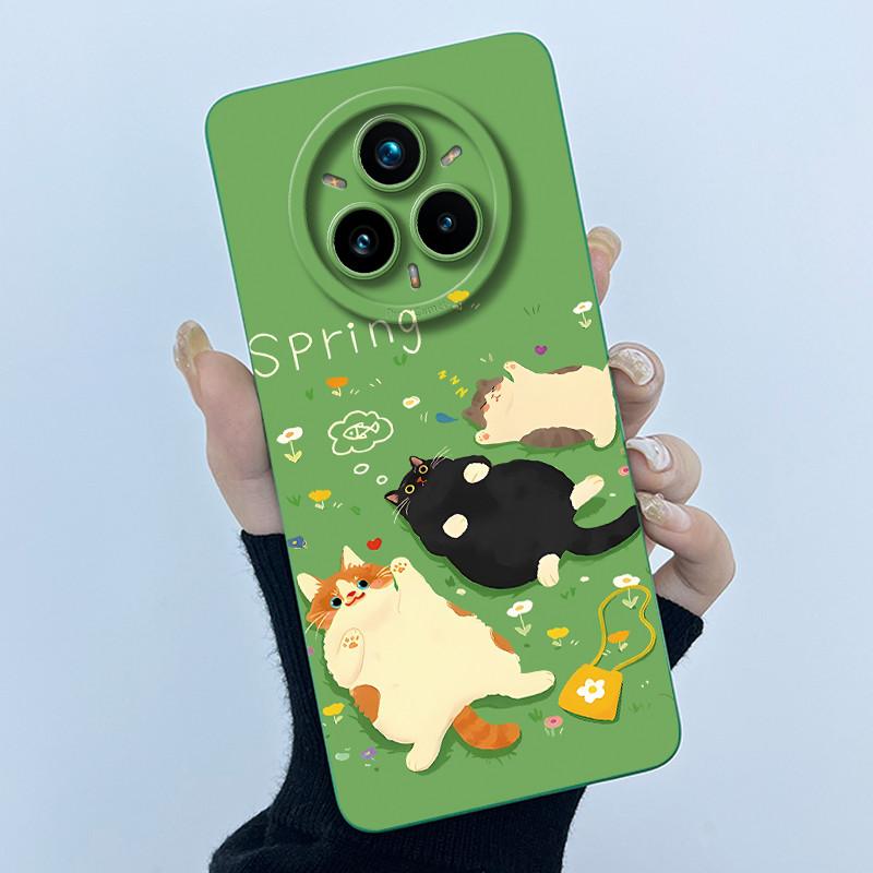 Case For Realme 14 Pro Plus Pro+ 5G 2025 Cute Panda Sweet Girls Silicone Soft Back Cover Ultrathin Scratch Protective Casing