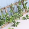 2m Planta Artificial Videira Parede Pendurada Simulação Trepadeira Verde Decoração de Casa