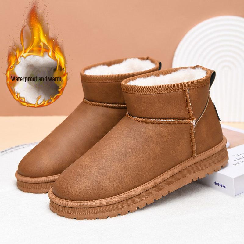 2024 Damen- und Herren-Schneestiefel, rutschfest, wasserdicht - Samtgefüttert, dicke Sohlen, große Größen