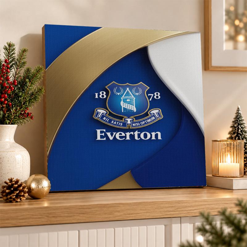 Everton Fußball Diamantmalerei Set 5D Vollbohrer DIY Diamantmosaik Wandkunst Heimdekoration