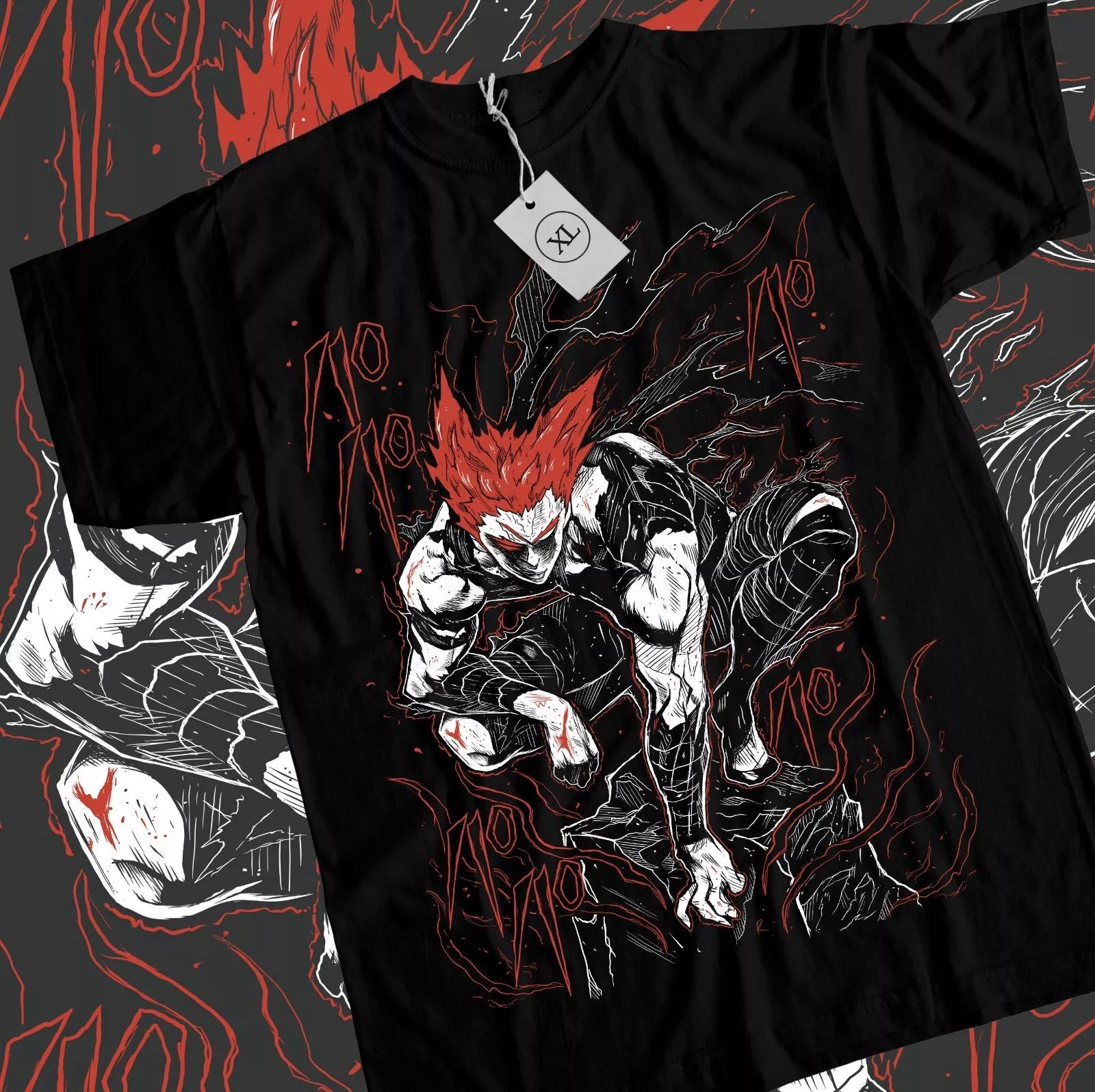 

Garou T-shirt One Punch Shonen King Horror Anime Manga Black Tee Shirt All Size S