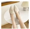 Fashion Spring New Fashionable Breathable Flat Shoes for Women Soft Bottom Pointed Casual Fashion Simple Comfortable Boat Shoes
