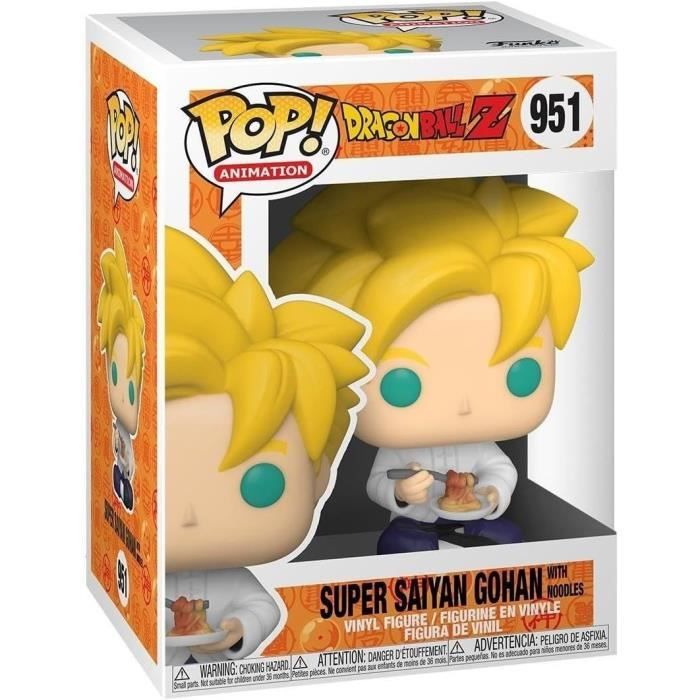 Figurine - FUNKO POP - Animation Dragon Ball Z - Super Saiyan Gohan Avec Noodles - 951