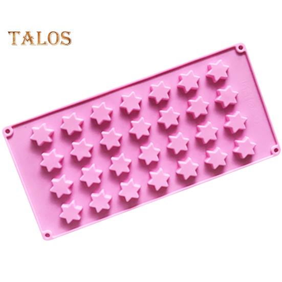 

Форма для лотка для льда, легко снимается, многофункциональная прочная форма для шоколада «сделай сам», дизайн с пятиугольной звездой, инструменты для выпечки розовый