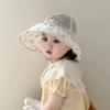 Summer Kids Sun Hat With Wide Brim Beach Shade For Toddler Girls Boys