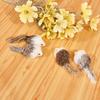 5pcs Synthetic Fiber Plush Plushie Mouse Toy Simulated Rat Interactive Cat Toy  Exercise Activity