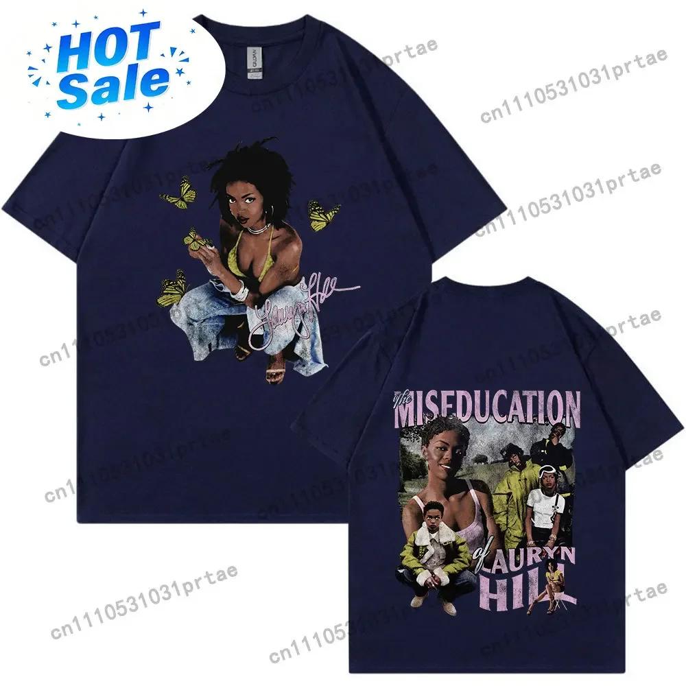 Lauryn Hill Music Album Graphic Tshirt Unisexs Wounisexs Vintage Casual Short Sleeve T Shirt Fashion Hip Hop T Shirts Streetwear
