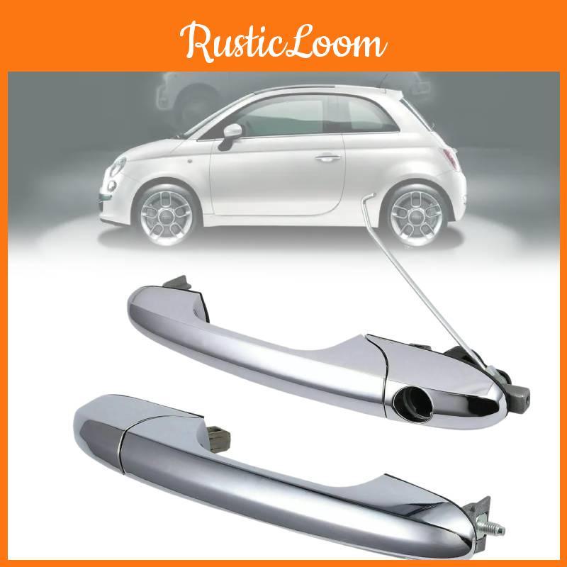 Fiat 500 Offside Left Right Driver Side Chrome Outer Door Handle Accessories Car