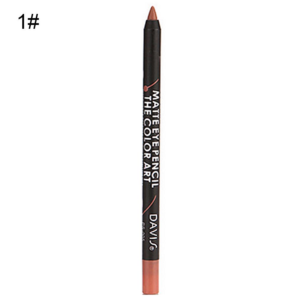 Puntos Vanntett Langvarig 12 Farger Leppestift Blyant Silkematt Lip Liner Kosmetisk