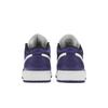 Air Jordan 1 Low Grade School 'Black Court Purple' (Unisex) Court Purple / White / Black Kids' Basketball Shoes 553560 501