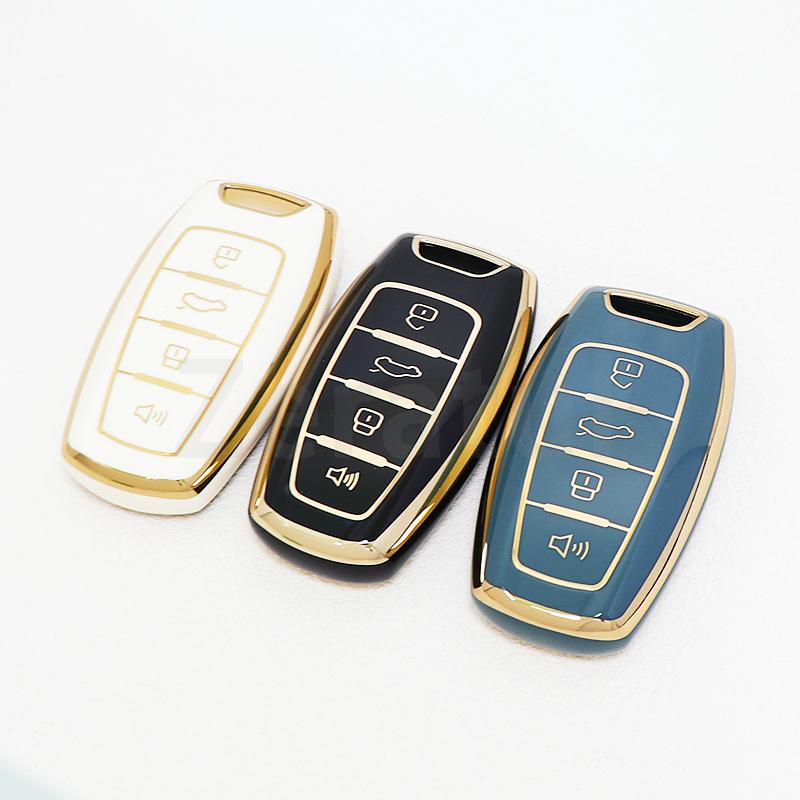 For Great Wall Haval Jolion  H4 H9 F5 F7 F7X F7H H2S H6 H7 Gmw Dargo Tpu Car Key Case Cover Shell Protected Keychain Fob