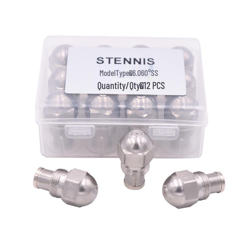 Stainless Steel Fine Mist Atomization Nozzle for Combustion, Cooling, and Dust Removal