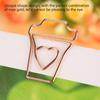 Gold Metal Electric Plate Paper Clips, 12pcs   Paper Clips Funny Bookmark Marker, Unique Design, Delicate Processes for Study and Work