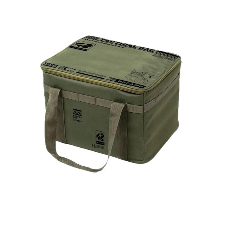 Large Outdoor Tactical Cookware & Gas Tank Storage Bag for Camping & Picnics