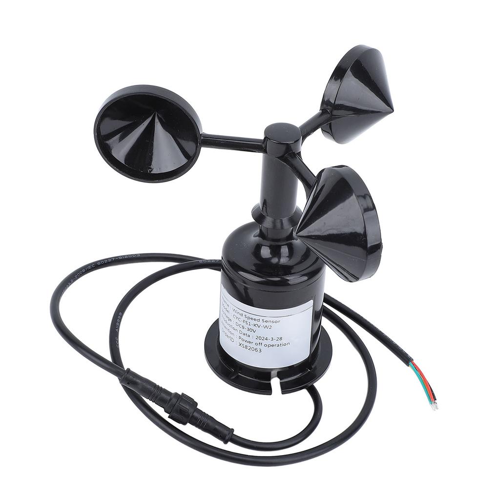 Wind Speed Sensor Professional High Accuracy 3 Cups Wind Speed Sensor Anemometer for Industry