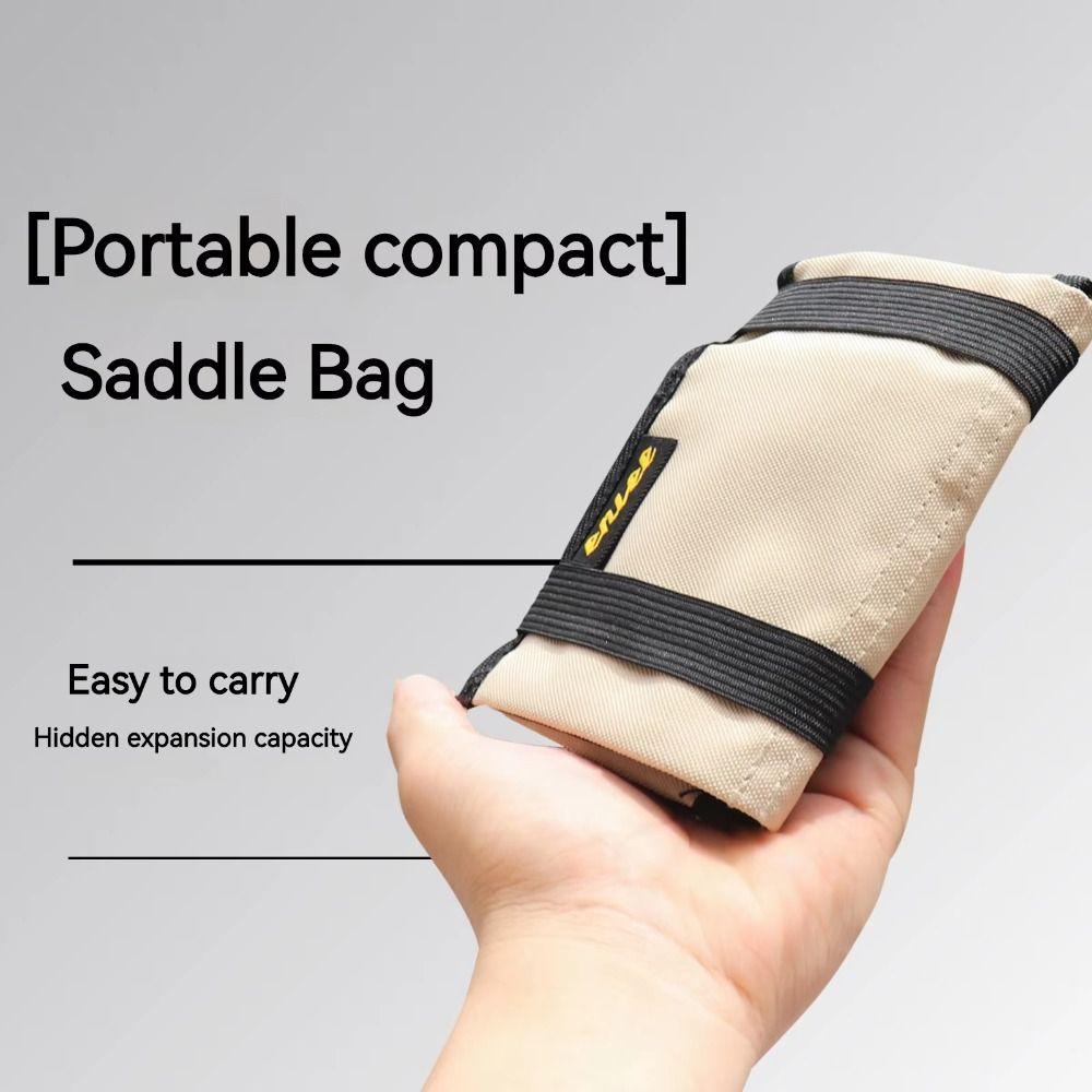 Foldable Portable Storage Waterproof Snap On Repair Kit Multilayer Bicycle Storage Bag  RIDE