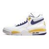 Nike Flight Legacy Long Yin Mid Top Vintage Basketball Shoes Men's Black White Gray BQ4212-102(Team691-)