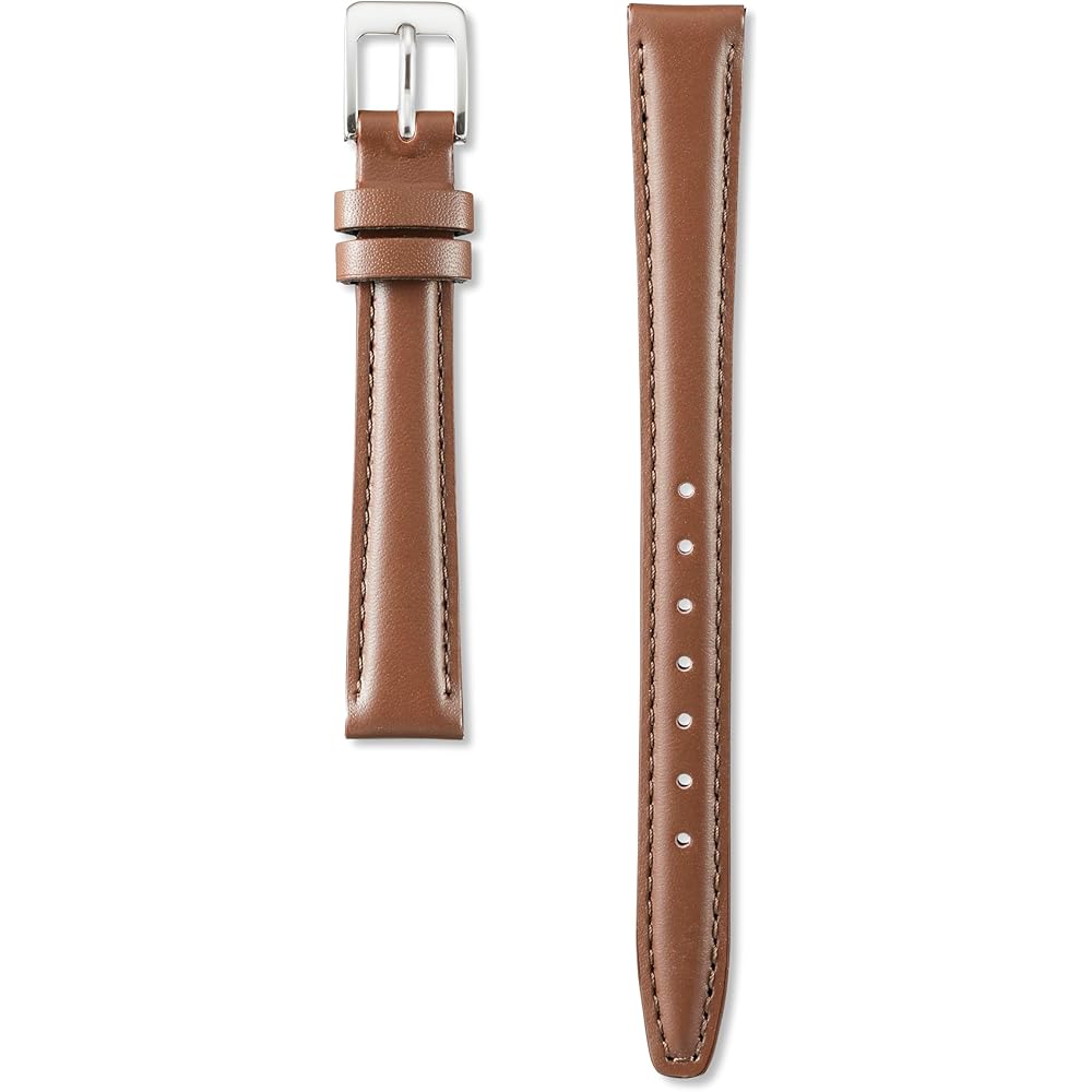 Seiko Women's Watch Genuine Leather Smooth Band Water Resistant 11mm Strap Width 9mm Buckle Brown DXJ9