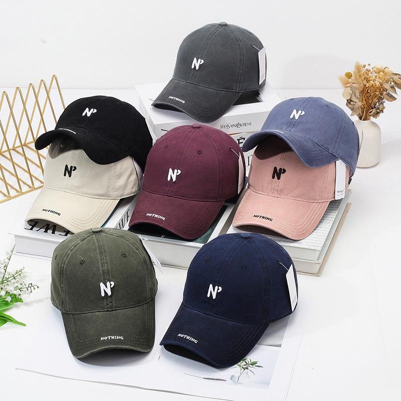 Bestickte Kappe Herren Damen Retro Baseballkappe Frühling Herbst Sonnenhut